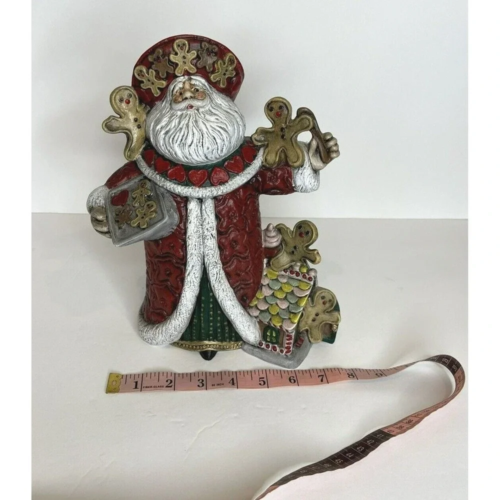 Collectors Gingerbread Man Santa 10